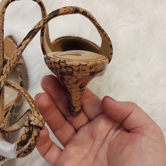 Sam Edelman Devry Snake Print Slingback heels - Picture 5 of 7